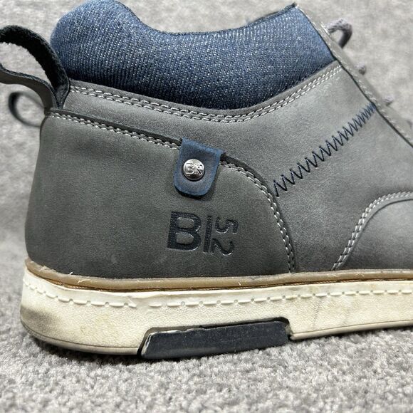 B-52 By Bullboxer Delta Men’s Size 12 Gray Blue Casual Business Shoes Used main image 4